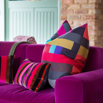 Colourful Sofa - Tenterden Oast