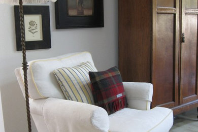 Comfy Armchair and Armoire, British Cozy