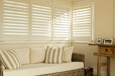 Comfy Living Room with Highprofile Shutters