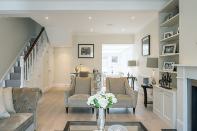 Classic living room in London.