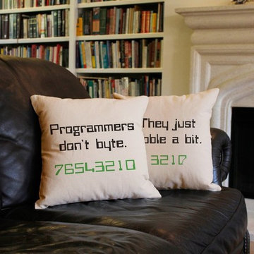 Computer and Tech Throw Pillows