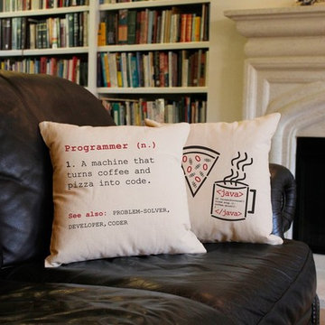Computer and Tech Throw Pillows