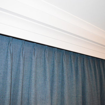 Concealed curtain tracking