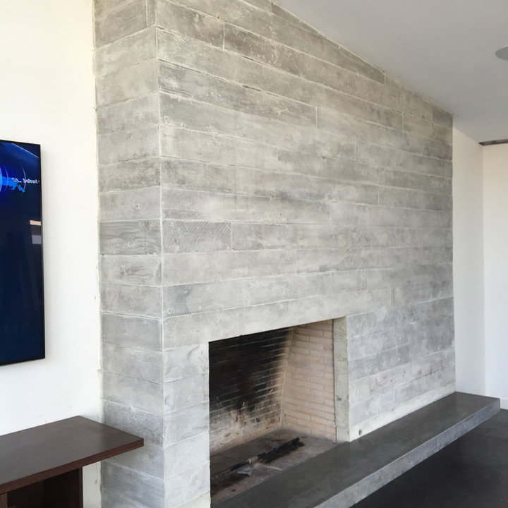 Floating Concrete Hearth Ideas Photos & Ideas Houzz