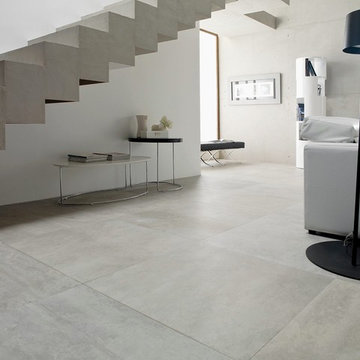 Concrete Look Tiles - Rodano Acero