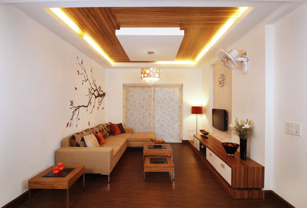 Contemporary Living Room by Savio & Rupa Interior Concepts (Bangalore)