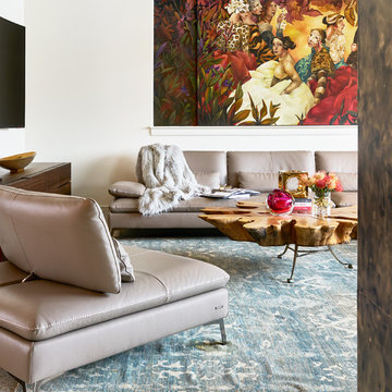 Contemporary Craftsman: Living Room