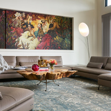 Contemporary Craftsman: Living Room