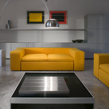 Contemporary Custom Living Room