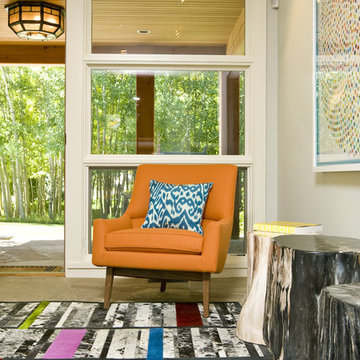 Contemporary Entry - Grace Home Design