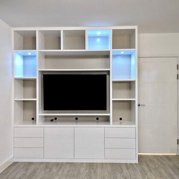 Contemporary Fitted Media Unit