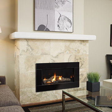 Contemporary Gas Fireplaces