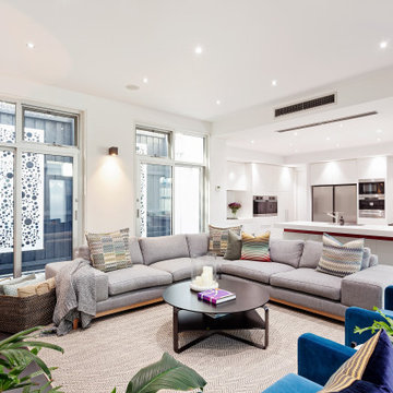 Contemporary Glam - Family Room