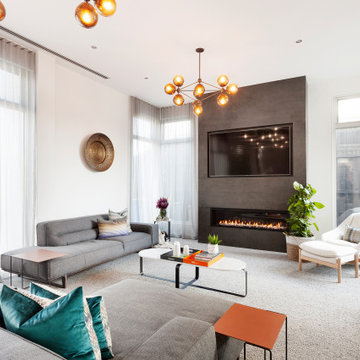 Contemporary Glam - Living Room