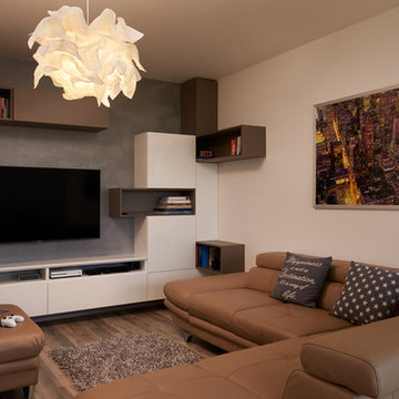 Contemporary interior in Prague flat