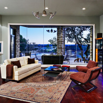 Contemporary Lake House