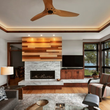 Contemporary Lake House