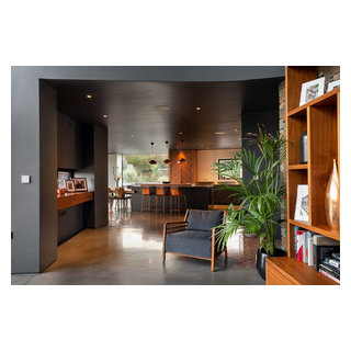 Grey and copper living room deals
