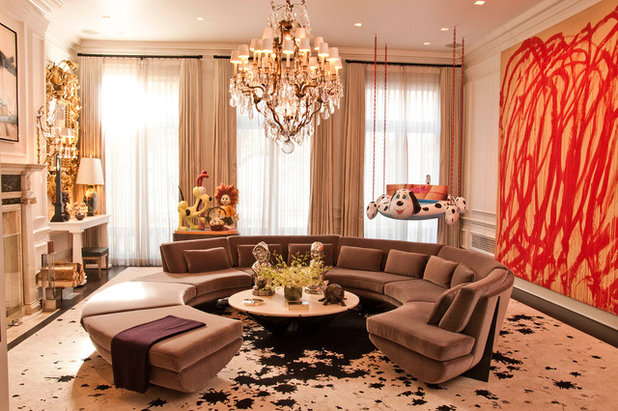 Contemporary Living Room by DC Interior Decor