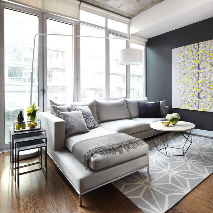 75 Beautiful Living Room Feature Wall Ideas and Designs - October 2022 ...