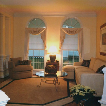 Contemporary Living Room neutral cream colors