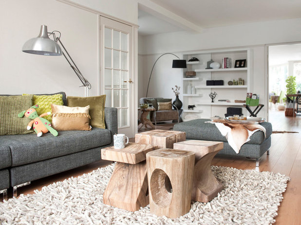 Trendy Dagligstue Contemporary livingroom