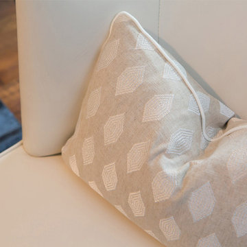 Contemporary Pasadena Condo Chair and Pillow