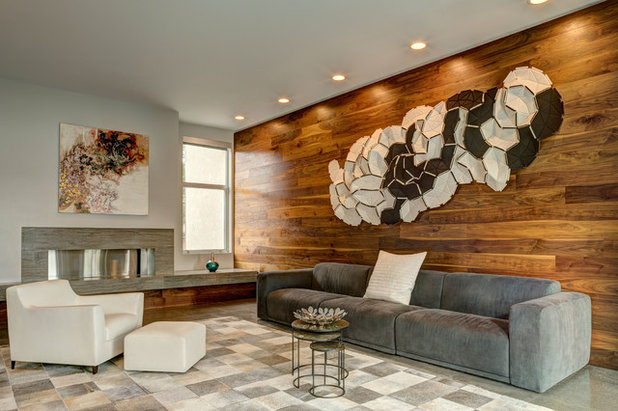 Contemporary Living Room by Grainda Builders, Inc.