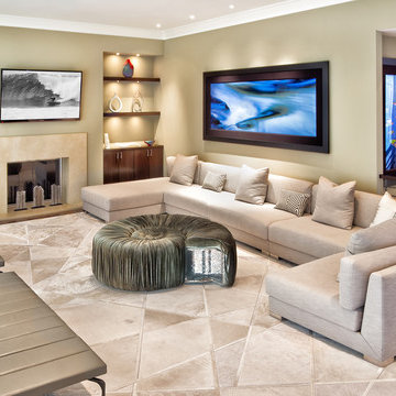 Contemporary Seaside Living Room