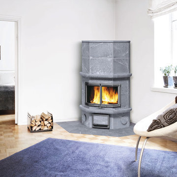 Contemporary Soapstone Fireplaces