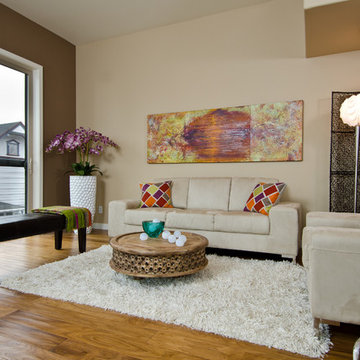 Contemporary Townhome -- Living Room