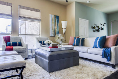 Contemporary-Transitional Living Room