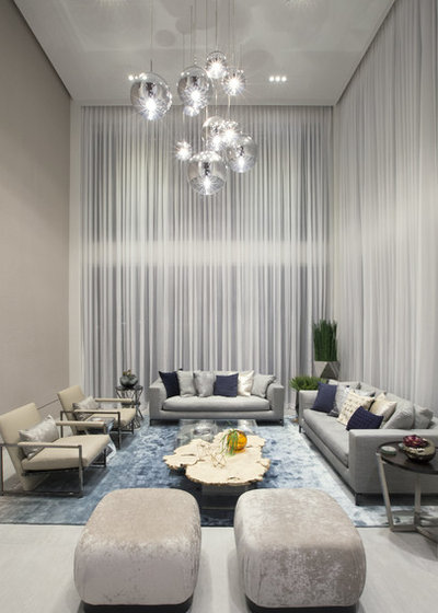 Contemporary Living Room by DKOR Interiors Inc.- Interior Designers Miami, FL