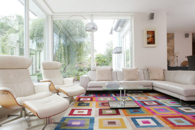 Contemporary living room in Dorset.