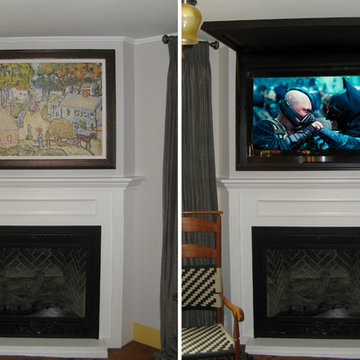 Corner Fireplace Install!
