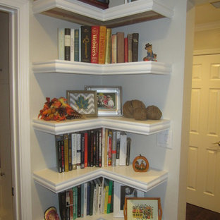 75 Beautiful Living Room Library With A Corner Fireplace Pictures Ideas August 21 Houzz