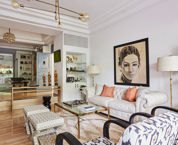 Contemporary Living Room by E & A Interiors