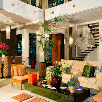 Costa Rica House Living Room
