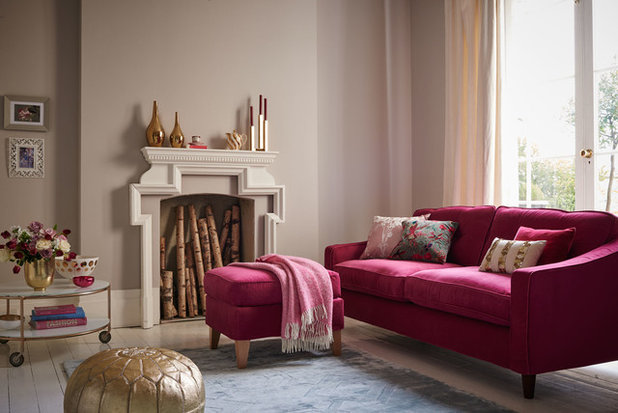 Transitional Living Room by Dulux Amazing Space