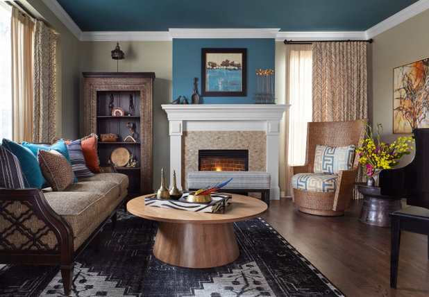 Eclectic Living Room by Recherche Interior Design
