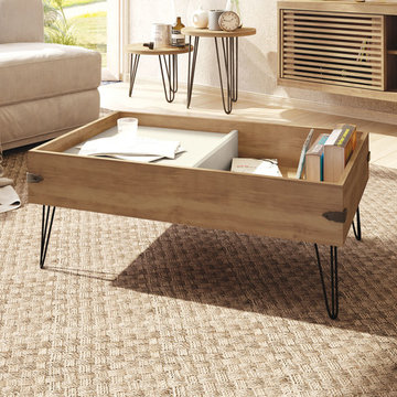 Country chic design furniture - Iron Coffee Table