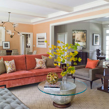 Contemporary Living Room by S. B. Long Interiors