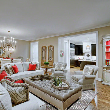 Country French Design Family Room