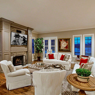 Country French Design Family Room