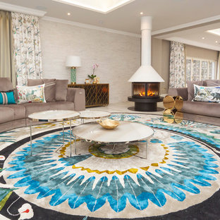 Inspiration for a rural living room in Belfast.