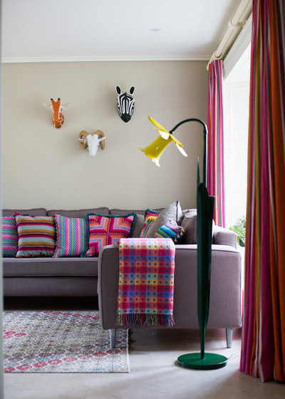 Eclectic Living Room by Thompson Clarke Interiors