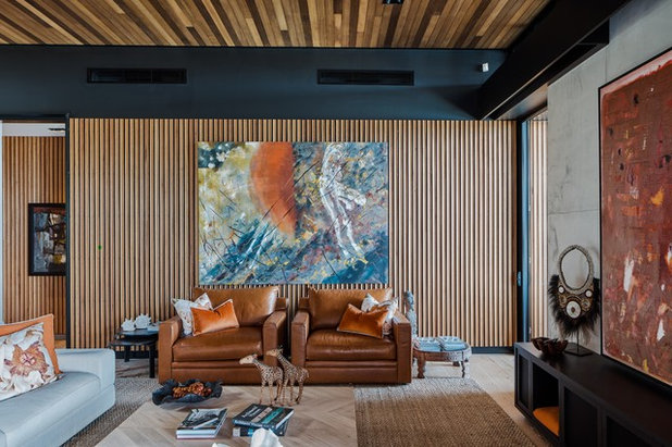 Contemporary Living Room by Justin Humphrey Architect