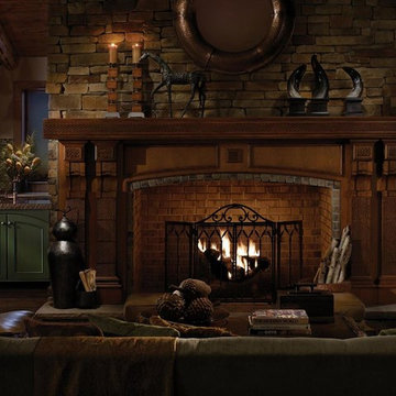 Cozy Living Rooms with Fireplace