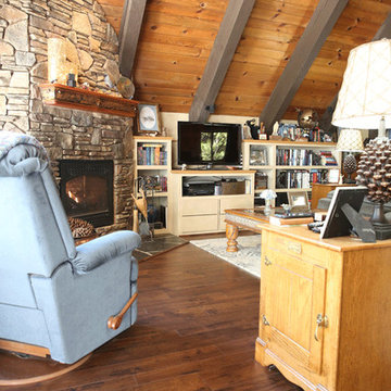Cozy Wood-Look Flooring in Cabin