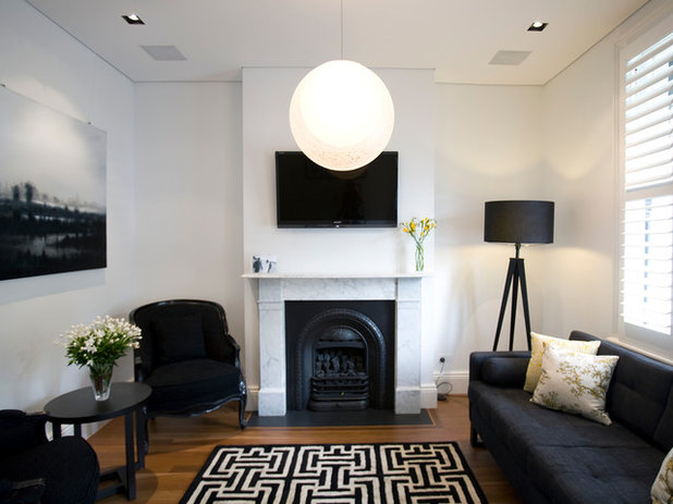 Contemporary Living Room by Steele Associates